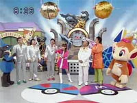 Gold and Silver Party Balls on Pokemon Sunday show