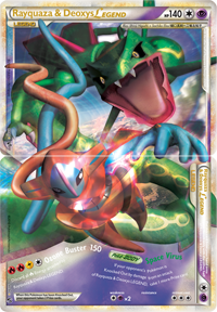 Rayquaza & Deoxys LEGEND from HS - Undaunted