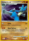 Lucario Diamond and Pearl Trainer Kit