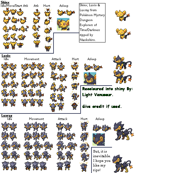 shiny shinx sprite