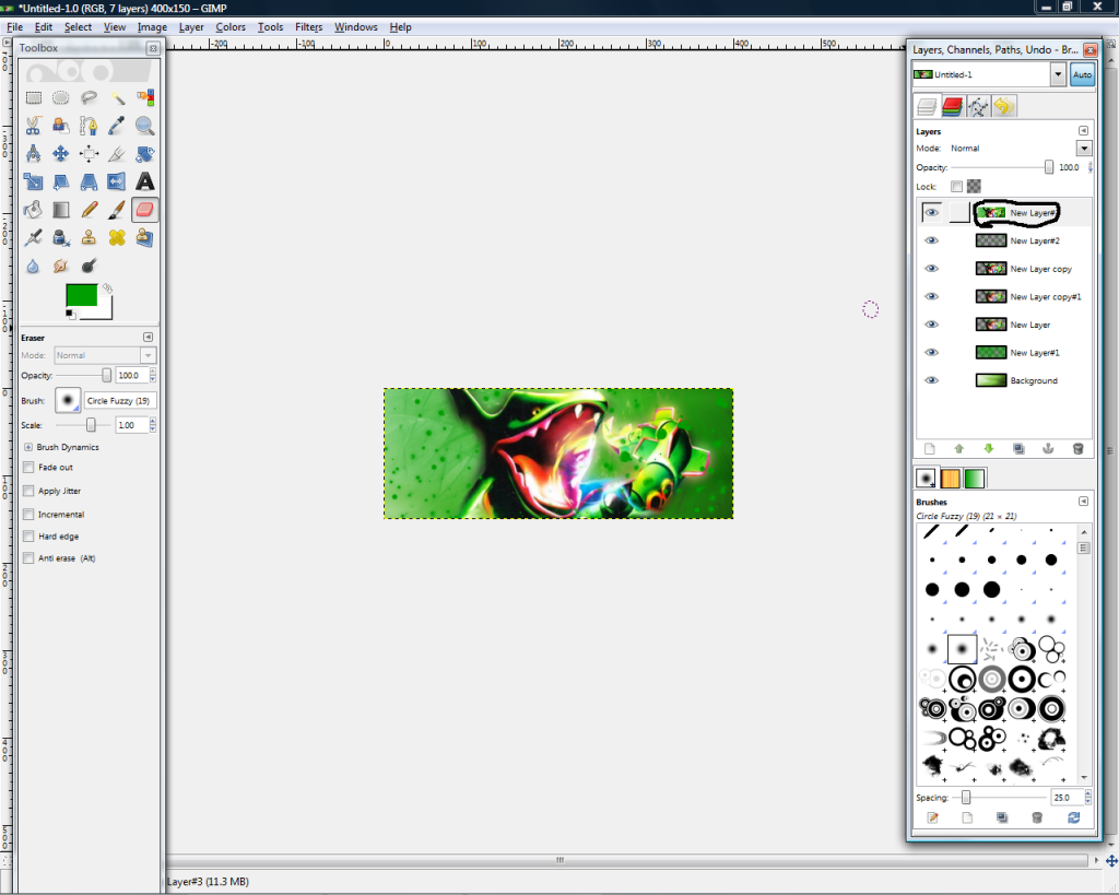 Banner Tutorial[GIMP] | PokéBeach.com Forums