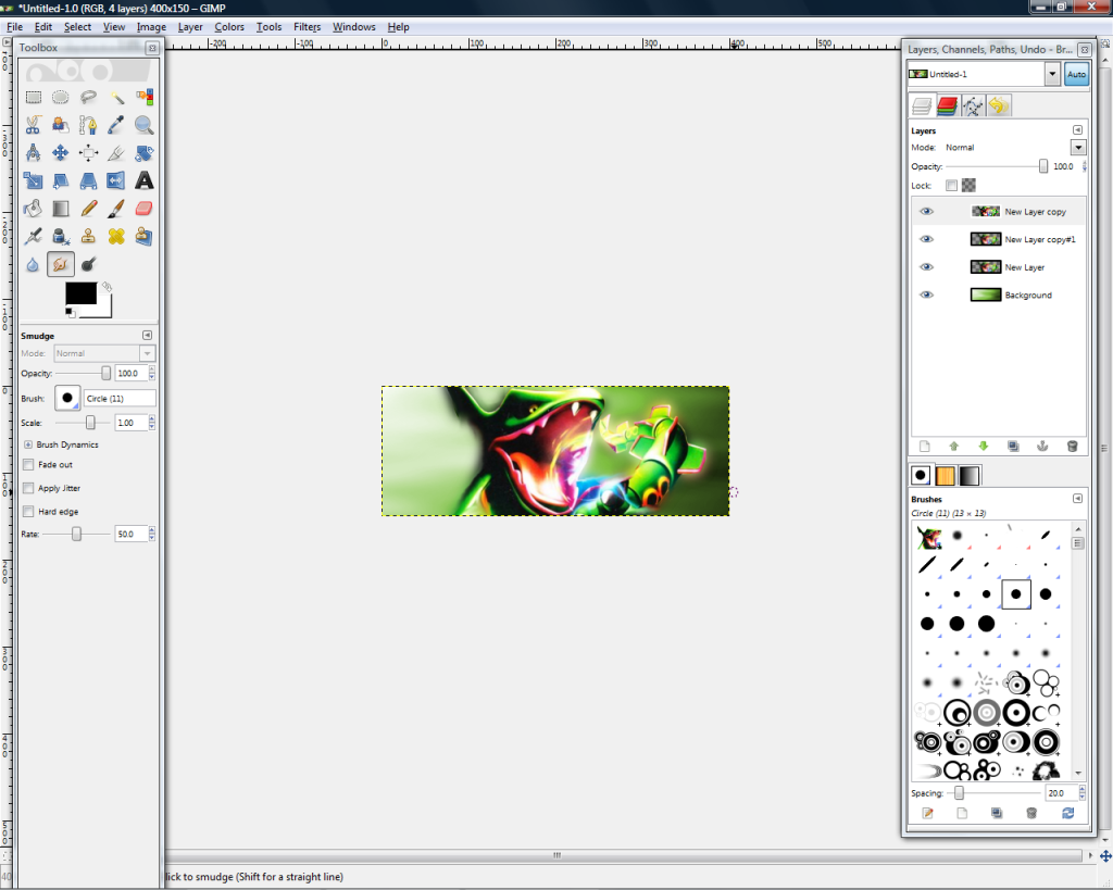 Banner Tutorial[GIMP] | PokéBeach.com Forums