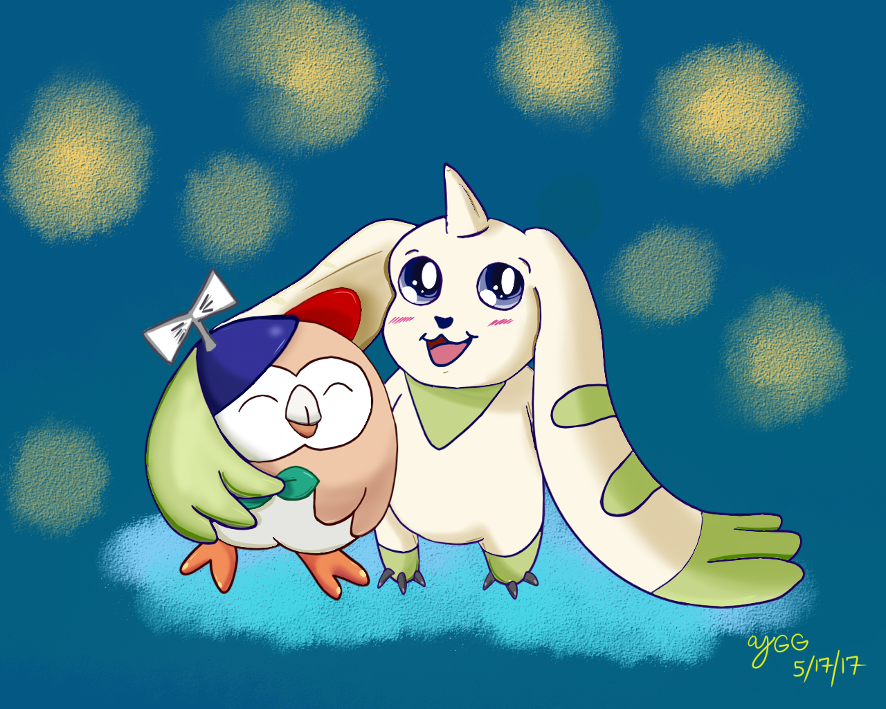 rowlet_and_terriermon_by_yoshigamergirl-db9ij7b.png