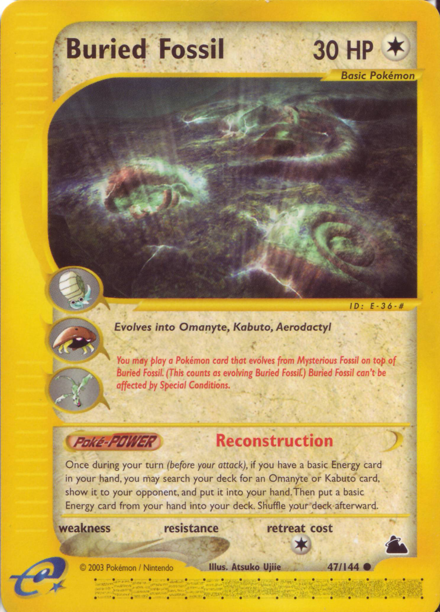 Pokémon Card Database - Fossil - #1 Aerodactyl