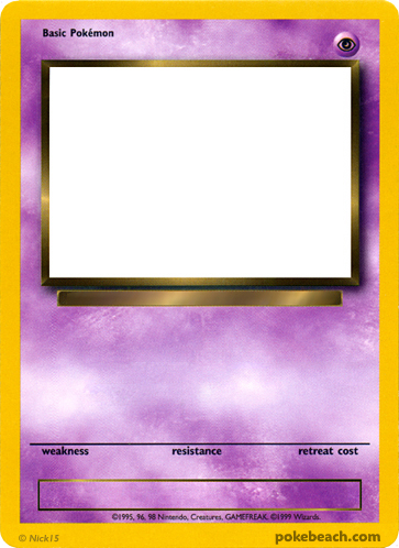 Psychic Pokemon Fake Card Blanks Pokebeach Com