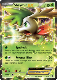 Shaymin-EX from Next Destinies (#5)