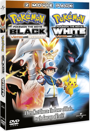 Victini and Reshiram ad Victini and Zekrom DVD Boxart