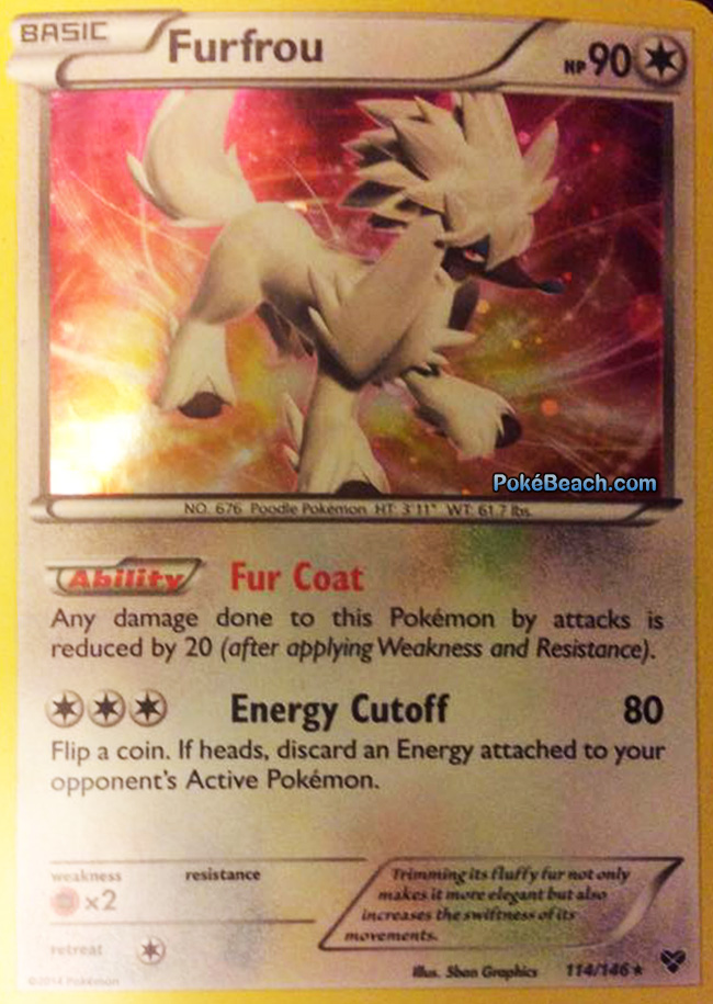 Furfrou Promo from the Primal Clash Blister