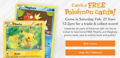 Toys R Us Pokemon Day