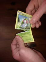 I tried to get a ripped Shaymin-EX Full Art in the Picture, but it's amazing glare ruined the photo quality.