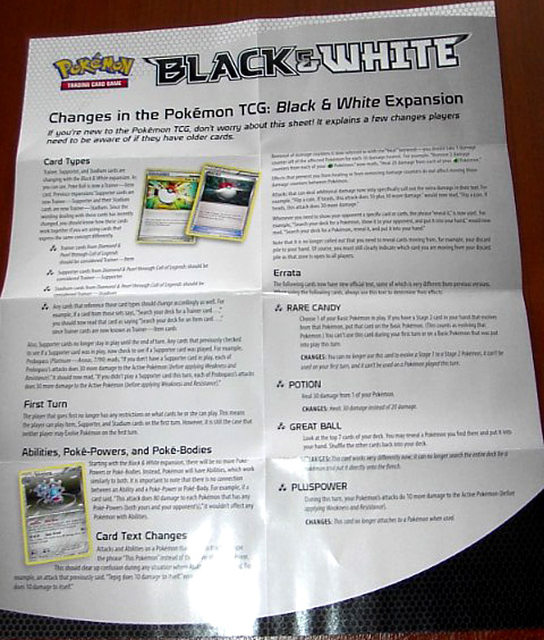 Pokémon Black & White - Version Changes - Area Changes