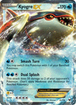 Kyogre-EX from Dark Rush (#26)