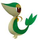 Snivy Model in PokeDex 3D