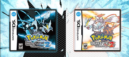 English Pokemon Black 2 and White 2 Box Art