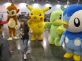 Pikachu, Piplup, Turtwig, and Chimchar trying out with their trainer for 'So You Think You Can Dance?'