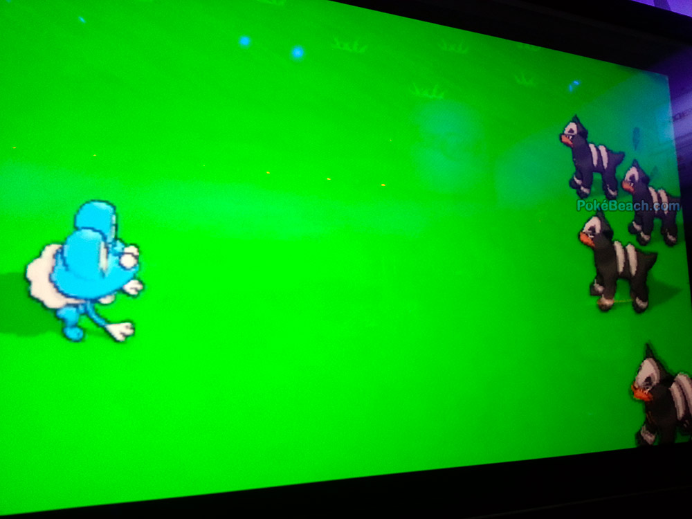 Froakie vs. Several Houndour in Pokemon X and Y at E3