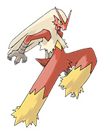 Blaziken in Omega Ruby and Alpha Sapphire 