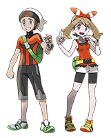 Brendan and May in Omega Ruby and Alpha Sapphire 