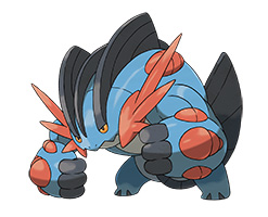 Mega Swampert in Omega Ruby and Alpha Sapphire 