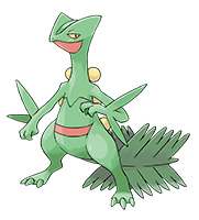 Sceptile in Omega Ruby and Alpha Sapphire 