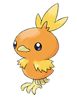 Torchic in Omega Ruby and Alpha Sapphire 