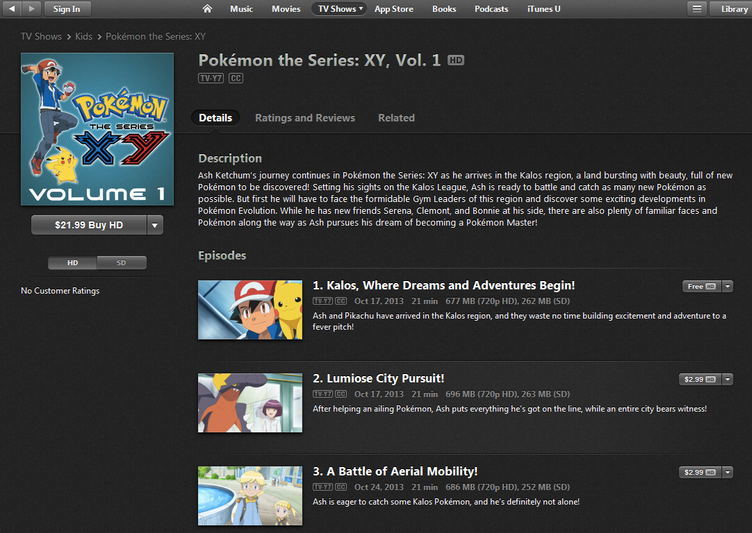 Ver Pokemon the Series: XY