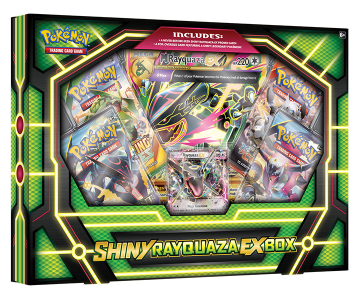 Pokemon Shiny Rayquaza EX Box w/ Shiny Mega Rayquaza Jumbo Card -   HD wallpaper