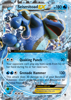 Seismitoad-EX from Furious Fists