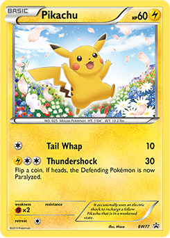 Pikachu BW77 Promo