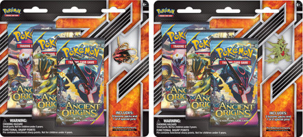 Mega Tyranitar Mega Shiny Rayquaza Ancient Origins Pin Blister