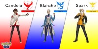 Pokemon GO Team Leaders Spark Blanche Candela