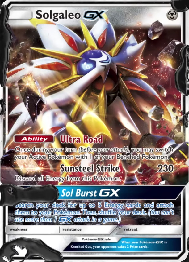  Pokemon TCG Legends of Alola Tin Card Game, Solgaleo