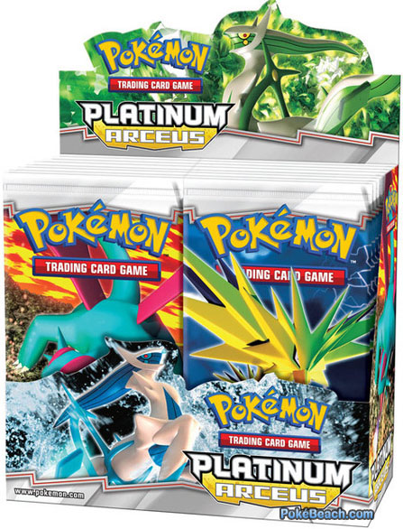 Pokemon Platinum Arceus Theme Deck Box