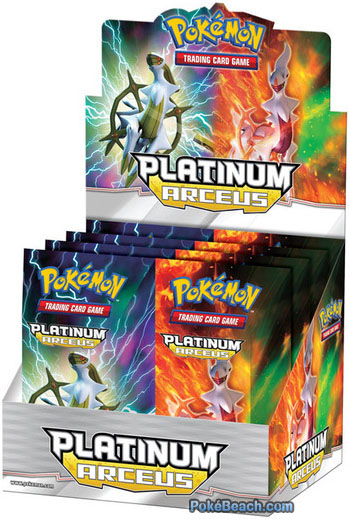 Pokemon Platinum Arceus Booster Pack Box