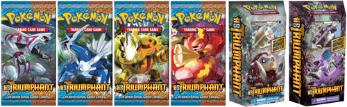 Triumphant Booster Packs (Dialga, Palkia, Electivire, Magmortar) and Theme Decks (Verdant Frost, Royal Guard)