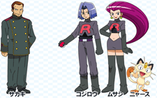 Team Rocket's Isshu Uniforms