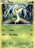 Black and White Set Snivy Holo