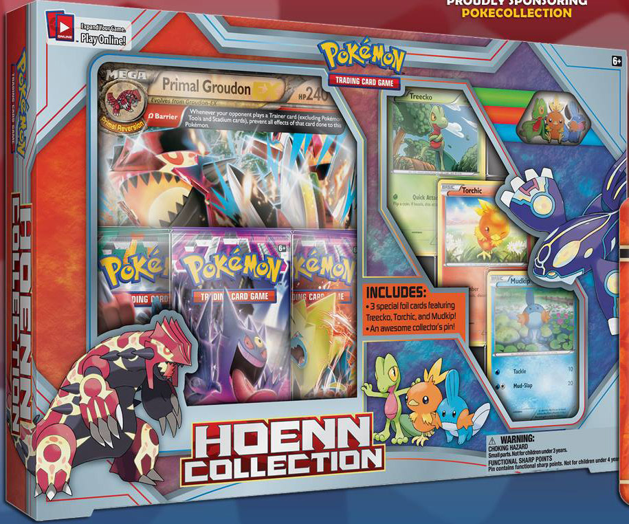 Hoenn Collection Box with Primal Groudon and Primal Kyogre