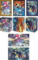 Hoopa Unbound Mega Charizard Shiny Mega Rayquaza Deck Boxes Sleeves Playmats