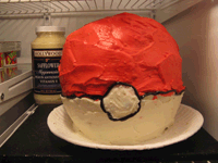WPM's 20th Birthday Poke Ball Cake :D