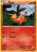 Black and White Set Tepig Holo