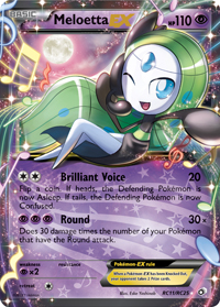 Meloetta-EX from Legendary Treasures