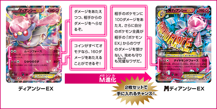 Promos Diancie-EX and M Diancie-EX Revealed