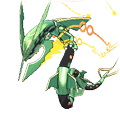 Mega Rayquaza in Omega Ruby and Alpha Sapphire