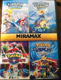 Miramax Pokemon DVD Bundle