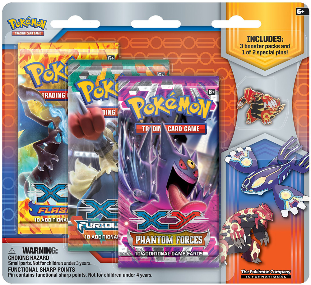Primal Reversion Collector's Pin 3-Pack