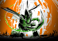 Scyther's Concept Art from Revived Legends