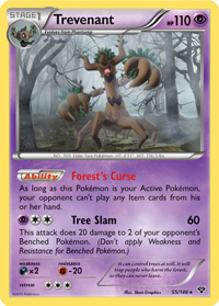 Trevenant from XY TCG