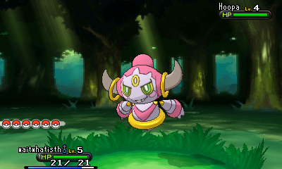 Hoopa in Pokemon X and Y