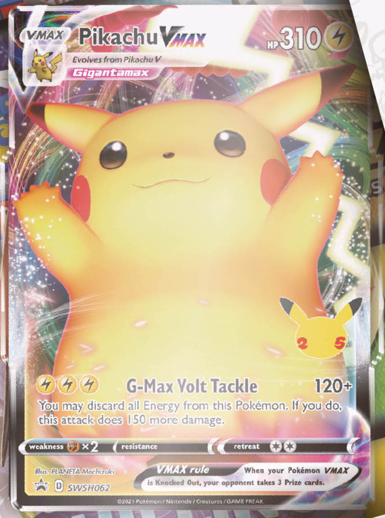 Turns out the lost SWSH062 promo is Pikachu VMAX!